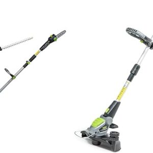 Murray IQ18PSH 18V Li-Ion Cordless 20cm Pole Saw & 41cm Hedge Trimmer 2-in-1 & 18V Lithium-Ion Grass Trimmer Body IQ18GT, Powered by Briggs & Stratton, 30cm Cutting Width