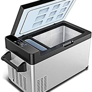 40L Car Auto ACDC12V24V Portable Camping Picnic Outdoor Travel RV Mini Fridge Compressor Refrigerator Cooler Box Deep Freezer