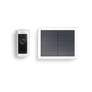Ring Outdoor Camera Pro Solar (Stick Up Cam Pro) by Amazon |Solar-powered Security Camera with 1080p HDR Video, 3D Motion Detection, alternative to CCTV | 30-day free trial of Ring Protect