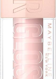Maybelline New York Lifter Gloss, Hydrating Lip Gloss with Hyaluronic Acid, 5.4 ml, Shade: 002 Ice