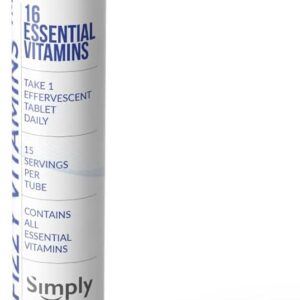 Simply Naturals Multi Vitamin All Natural Pure Plant Derived - Contains 16 Essential Plant Vitamins in One 30 Tablets (1 Month Supply)