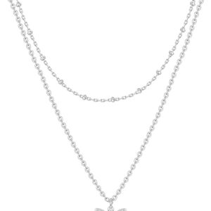 PAVOI 14K Gold Plated Star, Coin, Butterfly, Lightning Cluster Pendant Necklace for Women