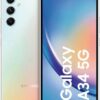 Samsung Galaxy A34 5G 128GB Awesome Silver 16,65cm (6,6") Super AMOLED Display, Android 13, 48MP Triple-Kamera