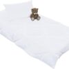 Sweety Fox Child Duvet Set 100 x 135 cm and Child Pillow 40 x 60 cm for Cot Bed 70x140 cm - Made in France - Baby Duvet and Pillow Set - 18 Months and Over - Certified Free from Chemical Products