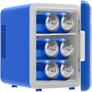 HEMPYA 4l car refrigerator can be exported beauty refrigerator mini refrigerator can hold cosmetics, fruit Mini Fridge refrigerator
