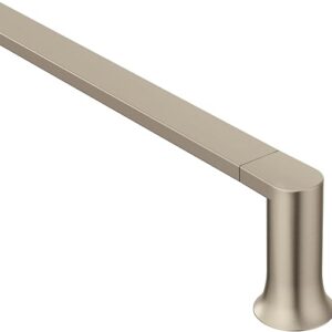 Moen BH3818BN Genta Modern 18-Inch Towel Bar, Brushed Nickel, 18 Inch