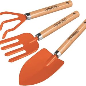 Tramontina 3-Piece Garden Tool Set (Wood)