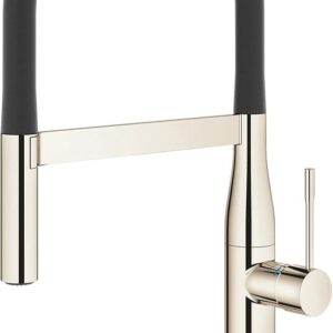 GROHE 30295BE0 Essence Professional Single-Handle Kitchen Faucet, Polished Nickel