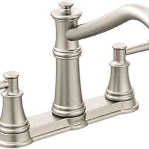 Moen 7250SRS Belfield Two-Handle High Arc Kitchen Faucet, Spot Resist Stainless