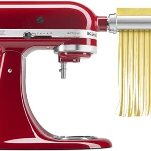 KitchenAid KSMPRA Pasta Roller & Cutter Attachment Set, Pack of 1, Silver