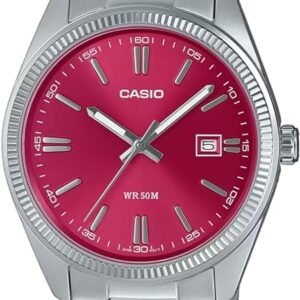 Casio Men Analogue Quartz Watch with Stainless Steel Strap MTP-1302PD-4AVEF