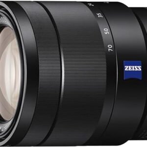 Sony SEL1670Z E Mount - APS-C Vario T 16-70 mm F4.0 Zeiss Zoom Lens - Black