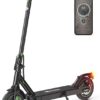 isinwheel Electric Scooter, Peak 500W Motor Electric Scooters Adult, 30KM Long Range, 3 Speed Modes, 8.5 Inch Pneumatic Tires Lightweight Foldable E Scooter, Doual Braking System