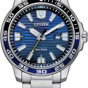 Citizen Men's Analogue Eco-Drive Watch with a Stainless Steel Band