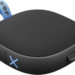 Jam Hang Tight Shower Bluetooth Speaker, 12 Hour Playtime, Waterproof, Dust Proof, Drop Proof IP67 Rating, Mono 5w Driver, Built in Speakerphone, Aux In Port, Integrated USB - Black