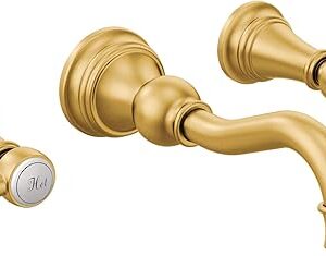 Moen TS42106BG Weymouth Bathroom Faucet, Brushed Gold