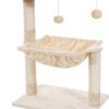 FEANDREA Cats Climb Tree Steady Cat Tree with Plush and Soft Hammock PCT82M