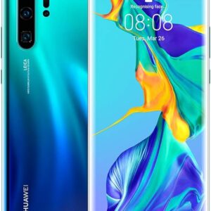 Huawei P30 Pro 128 GB 6.47 Inch OLED Display Smartphone with Leica Quad AI Camera, 8GB RAM, EMUI 9.1.0 Sim-Free Android Mobile Phone, Single SIM, Aurora, UK Version