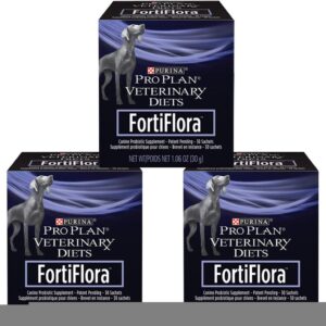 Purina Fortiflora Canine Nutritional Supplement Box (3 Pack), 30gm/90 Count