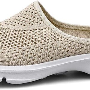 Sisttke Slippers Ladies Mens Summer Slip-On Beach Sandals Backless Clogs Mules Indoor Outdoor Comfortable Casual Home shoes Flip Flops