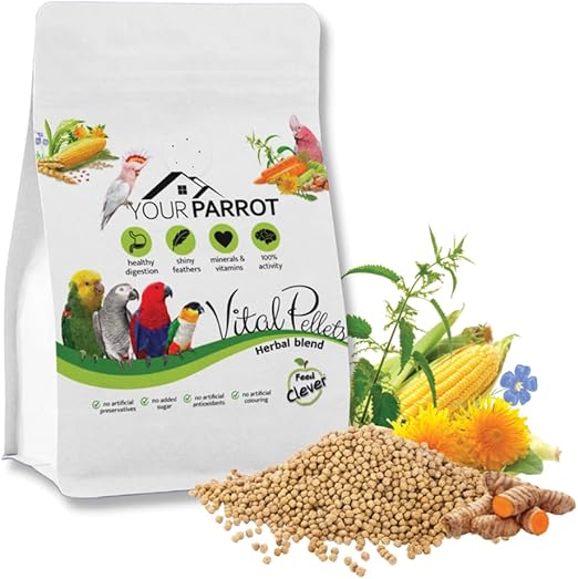 Your Parrot Vital Pellets Herbal Blend Complete Parrot Food 3kg