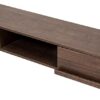 Iris Ohyama, TV Cabinet / TV Stand Cabinet / Wooden TV Stand / TV Stand / Stand TV, Adjustable Feet, TV Unit Suitable Size up to 52 inch, Office, Living Room - TV Cabinet - BAB-150A - Brown