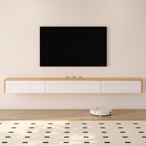 PQXQZ Floating TV Stand Wall Mounted, Floating TV Units, TV Console Table, Entertainment Center with Storage and Cable Holes (Size : 180cm/71in)