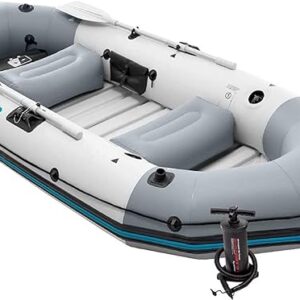Intex Mariner 3 Inflatable Dinghy 3 Man Boat with Aluminium Oars and Pump
