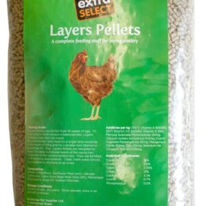 Extra Select Chicken Feed Layers Pellets - Laying Poultry Feed for Hens, Geese, Ducks - 100% Natural Layers Pellets 2kg