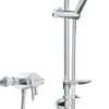 Bristan PM2 CSHXAR C Prism Exposed Concentric Valve with Adjustable Riser, Chrome, Shower w/Kit