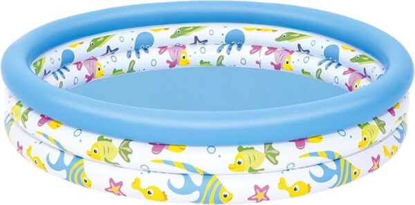 Bestway Ocean Themed Paddling Pool | Inflatable Pool for Kids, Kiddie Swimming Pool, Easy Set Up, Multiple of Designs