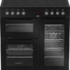 Beko KDVC90K 90cm Electric Range Cooker with Ceramic Hob - Black - A/A Rated