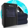 Adamson B10 Navy Blue Bed Cooling System - Twin 75” L x 39” W - New 2024-100% Cotton Mattress Cooling Bed Pad for Night Sweats - Water Bed Cooler Ideal for Hot Sleepers - 5-Year Warranty