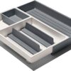 OXO Good Grips Large Expandable Kitchen Tool Drawer Organizer, White