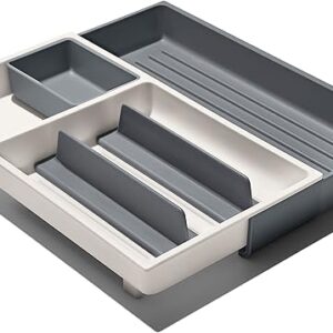 OXO Good Grips Large Expandable Kitchen Tool Drawer Organizer, White