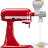 EASCANDY All Metal Grain Mill Attachment Fit for KitchenAid Stand Mixer, 12-Level Adjustable Mill Grain Accessories Fit for Kitchenaid, for Freshly Ground Grains, Coffee Beans, Nuts, Spices, Cereal