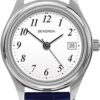 Sekonda Robinson 25mm Women’s Analogue Classic Quartz Watch Date Display with Leather Strap 30M Water Resistant