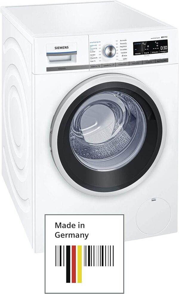 Siemens WM14W740 iQ700 SensoFresh Washing Machine / A+++ / 137 kWh / Year / max.1400 RPM/ 8 kg / Outdoor / VarioPerfect /iQDrive Motor [Energy Class A+++]