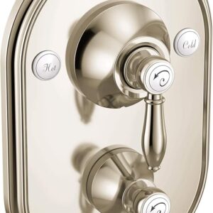 Moen TS32100NL Weymouth Posi-Temp with Built-in 3-Function Transfer Trim Kit Valve Required, Polished Nickel
