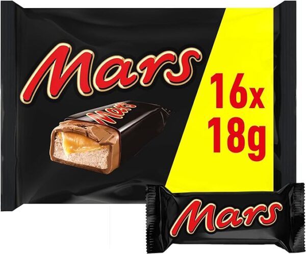 Mars Chocolate Fun Size Bars Party Bag Filler Multipack 16 x 18g
