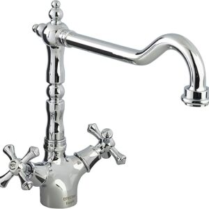 Bristan K SNK EF C Colonial Easyfit Kitchen Sink Mixer Tap with Swivel Spout, Chrome