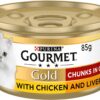 Gourmet Gold Chicken & Liver in Gravy 12 x 85g 1020g (Pack of 2)