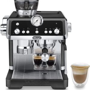 De'Longhi La Specialista Prestigio, Barista Pump Espresso Machine, Bean to Cup Coffee and Cappuccino Maker, EC9355.BM, Black