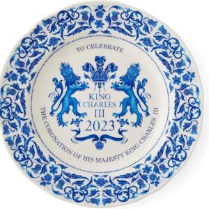 Portmeirion Home & Gifts Plate, Blue & White, 23cm