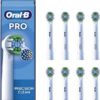 Oral-B Pro Precision Clean Electric Toothbrush Head, X-Shape And Angled Bristles for Deeper Plaque Removal, Pack of 8 Toothbrush Heads, White