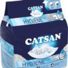 Catsan Hygiene Non Clumping Cat Litter, 100% natural, absorbent, 10L,white