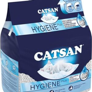 Catsan Hygiene Non Clumping Cat Litter, 100% natural, absorbent, 10L,white