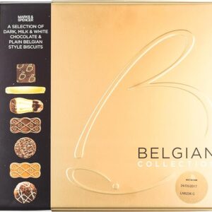 Marks & Spencer / M&S Belgian Collection - A Selection of Dark, Milk and White Chocolate and Plain Belgian Style Biscuits 1kg