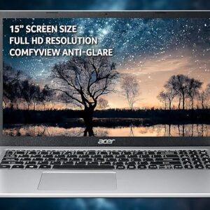 Acer Aspire 1 A115-32 15.6-inch Laptop - (Intel Celeron N4500, 4 GB RAM, 64 GB eMMC, 1920 x 1080 Display, Windows 11, Silver)
